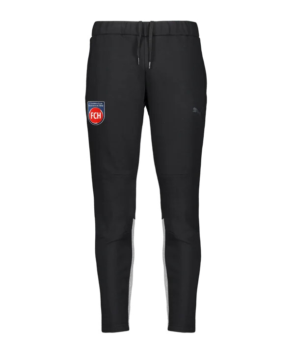 puma 1. fc heidenheim volnočasové kalhoty černé f03