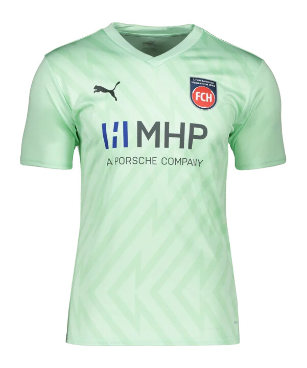 dětský brankářský dres puma 1. fc heidenheim 20242025 zelený f60