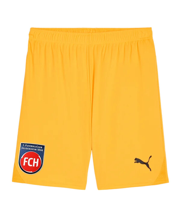 puma 1. fc heidenheim tw-short 20242025 dětské oranžové f61
