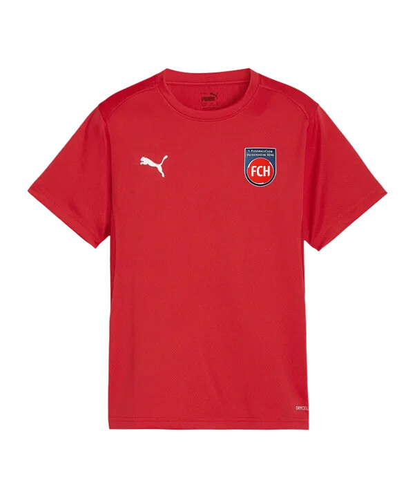 puma 1.fc heidenheim tréninkové tričko dětské Červené f01