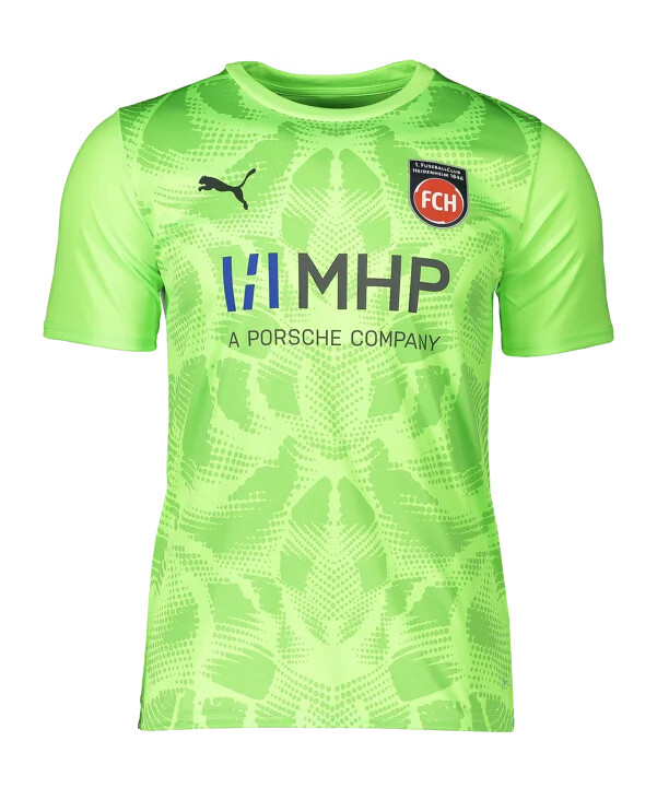 dětský brankářský dres puma 1. fc heidenheim 20252026 zelený f20