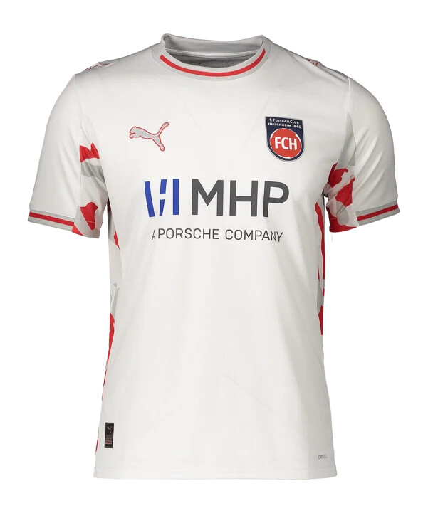 puma 1. fc heidenheim dres 3. kolo 20252026 dětský bílý f03