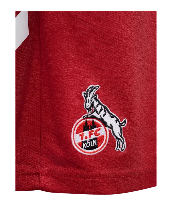 hummel 1. fc köln krátký venkovní dres 20252026 dětský červený f3062