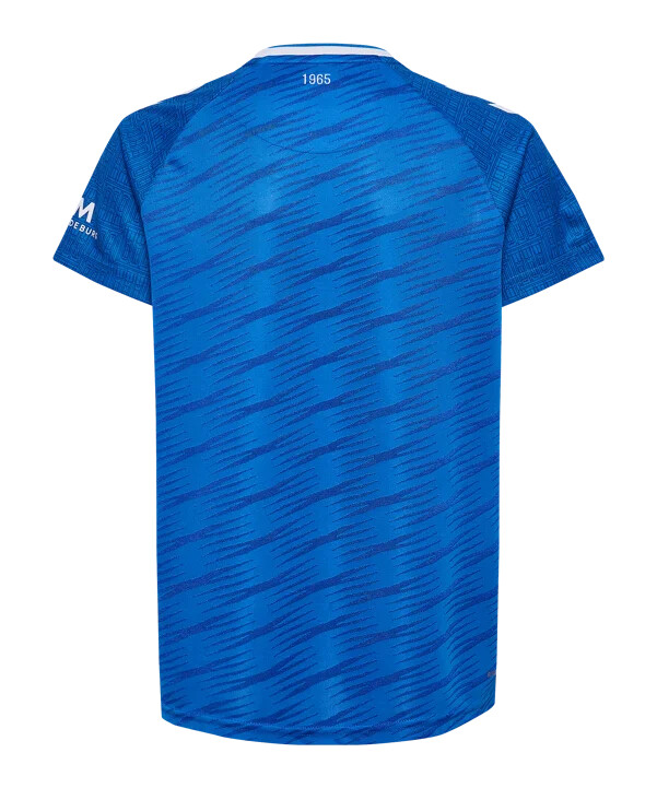 dětský domácí dres hummel 1. fc magdeburg 20252026 modrý f7251