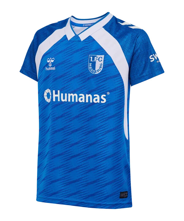 dětský domácí dres hummel 1. fc magdeburg 20252026 modrý f7251