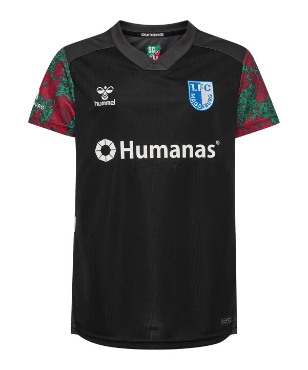 dětský dres hummel 1. fc magdeburg 3. kolo 20252026 černý f2001