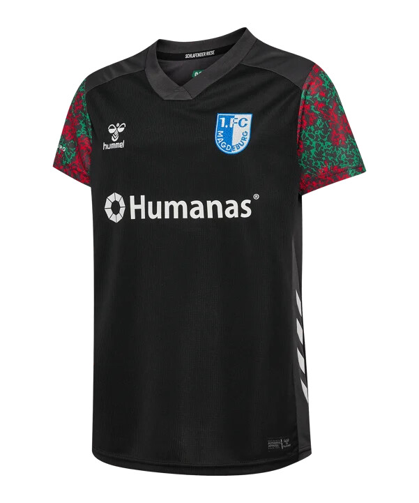dětský dres hummel 1. fc magdeburg 3. kolo 20252026 černý f2001