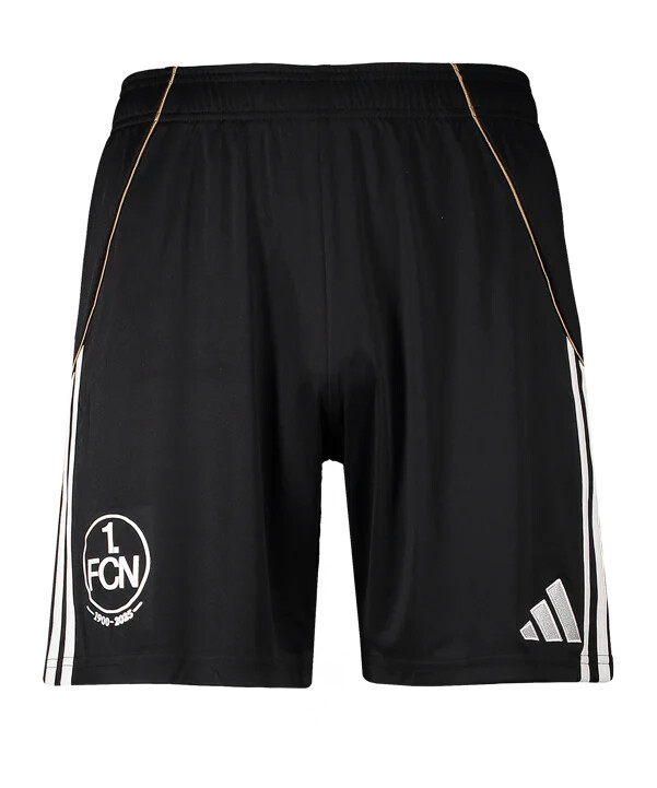 adidas 1.fc nürnberg short 3rd 20252026 kids black