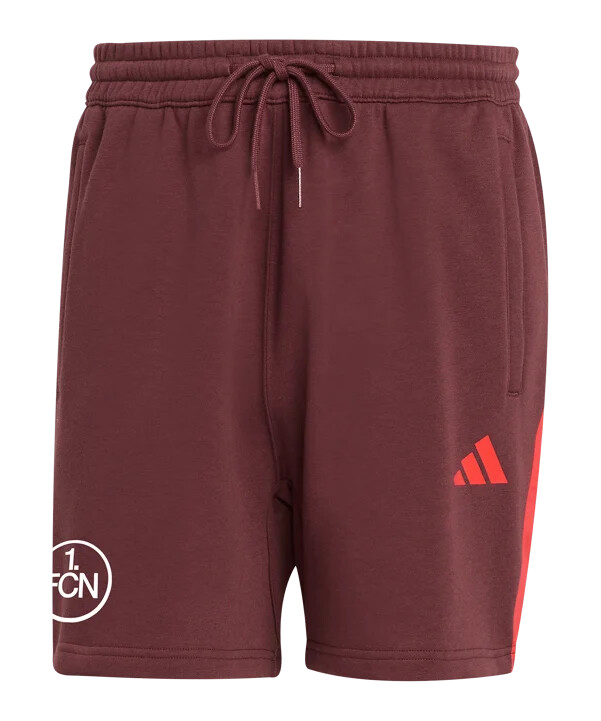 adidas 1. fc nürnberg short red