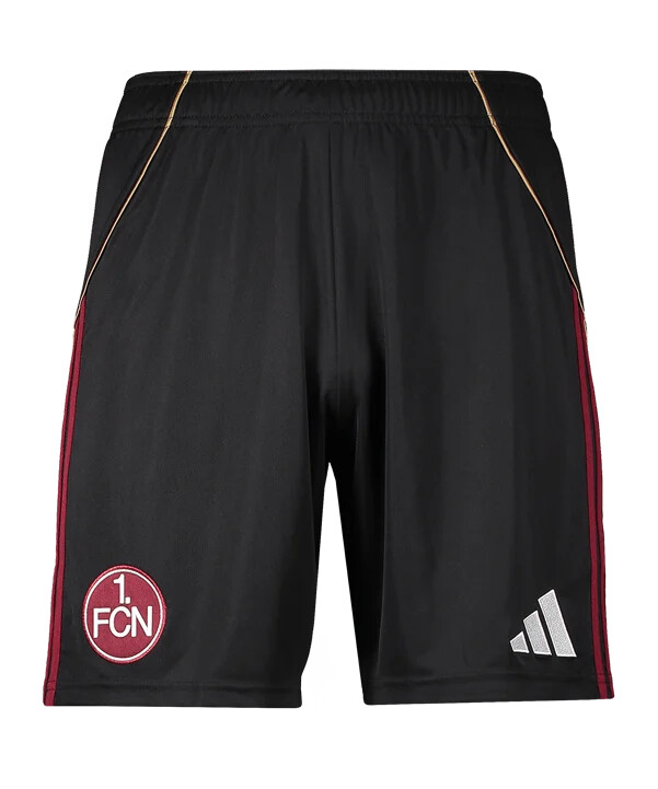 adidas 1.fc nürnberg short home 20252026 černá