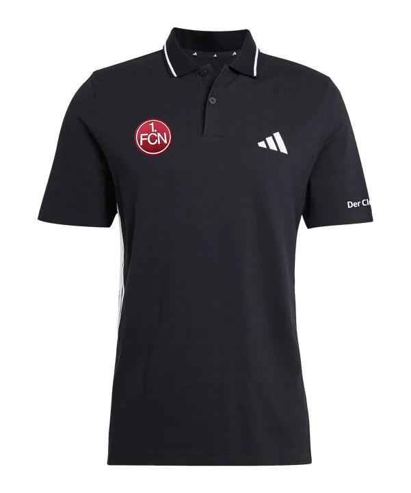 Černá polokošile adidas 1. fc nürnberg