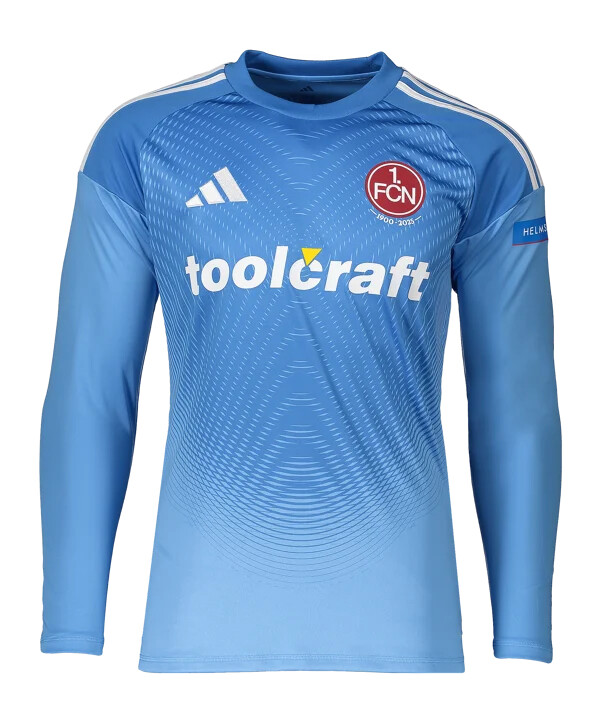 brankářský dres adidas 1. fc nürnberg 20252026 modrý