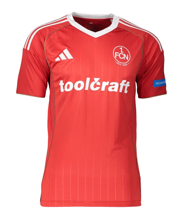 dres adidas 1. fc nürnberg 3. ročník 20252026 dětský červený