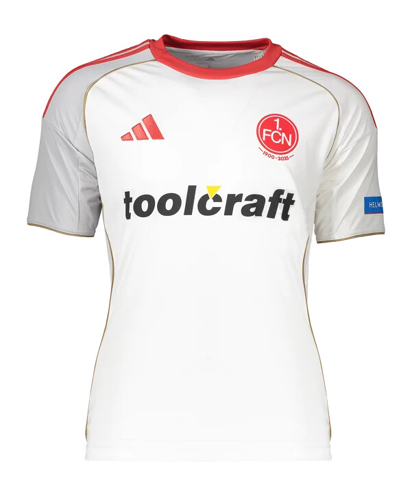 venkovní dres adidas 1. fc nürnberg 20252026 bílý