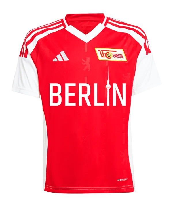 dětský domácí dres adidas 1. fc union berlín 20242025 červený