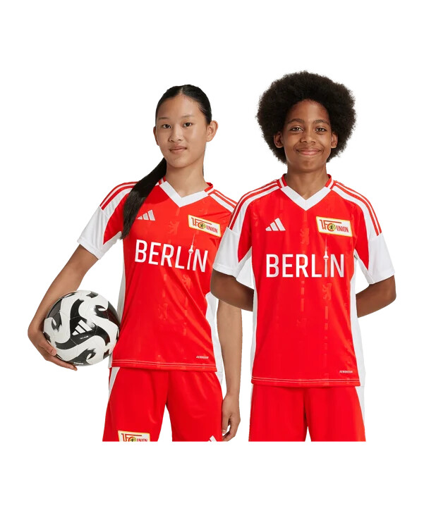 dětský domácí dres adidas 1. fc union berlín 20242025 červený