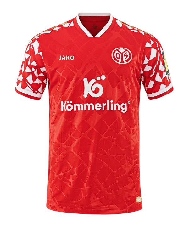 jako 1. fsv mainz 05 dres domácí 20252026 dětský červený f601