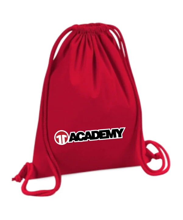 11ts academy gymbag s červeným nápisem