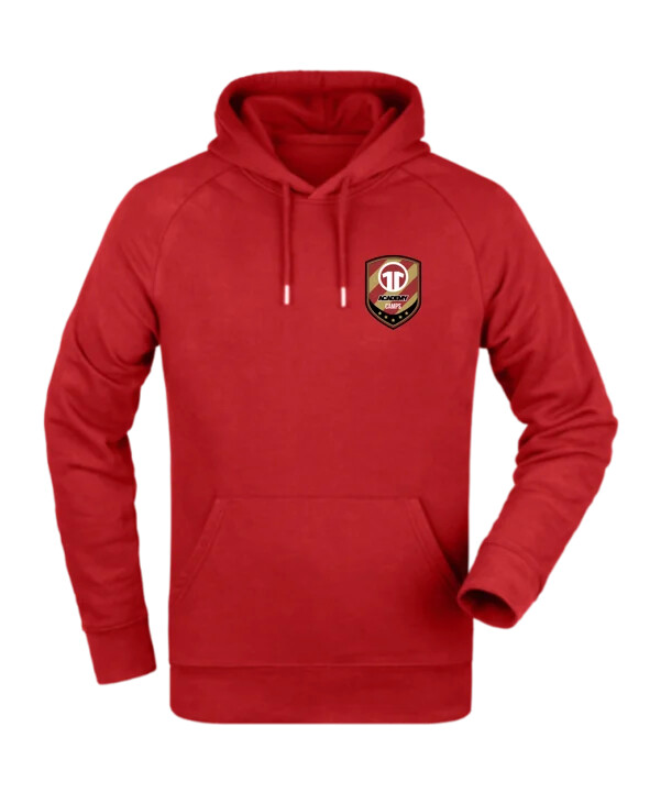mikina s kapucí 11ts academy brustlogo rot