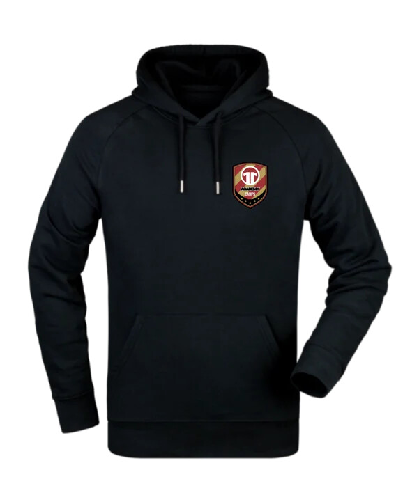mikina s kapucí 11ts academy brustlogo černá