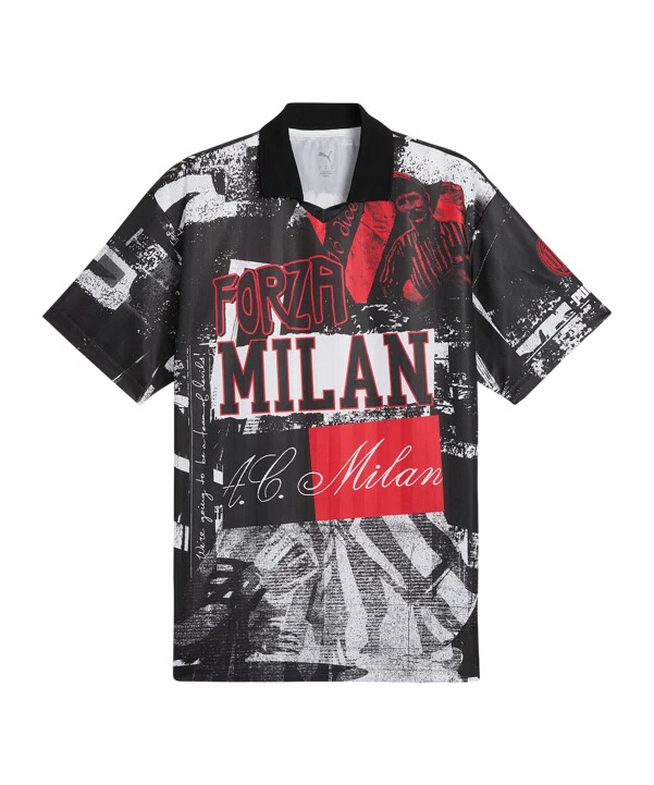 puma ac milán ftblnrgy retro dres červený f01