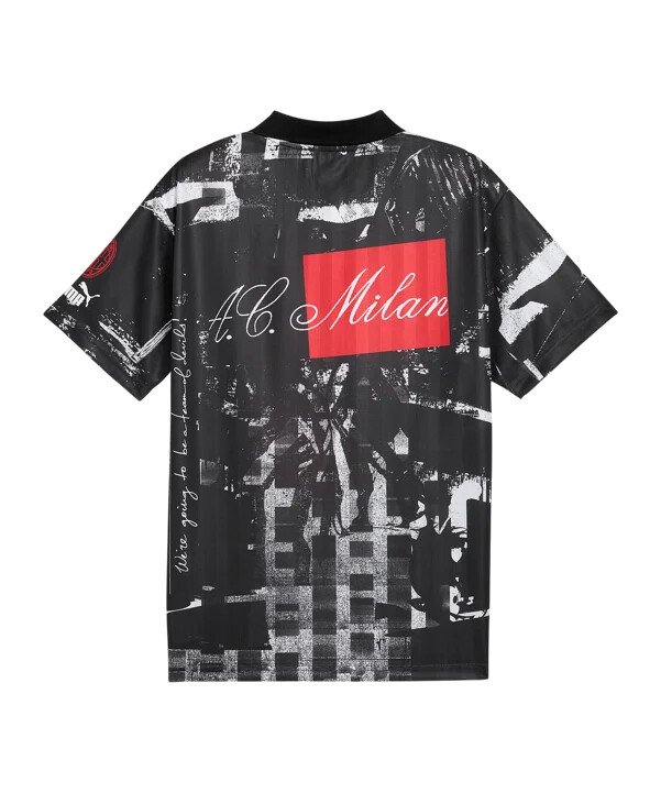puma ac milán ftblnrgy retro dres červený f01