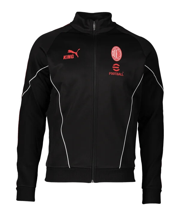puma ac milan king anthem bunda Černá f04