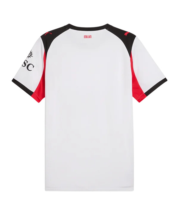 puma replika venkovního dresu ac milán bílá f02