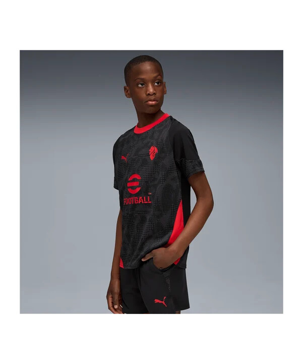 dětský tréninkový dres puma ac milán černý f04