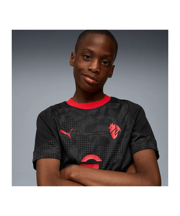 dětský tréninkový dres puma ac milán černý f04