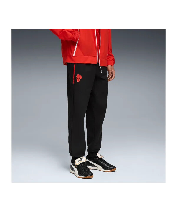 puma ac milan pumatech tkané kalhoty Černé f04