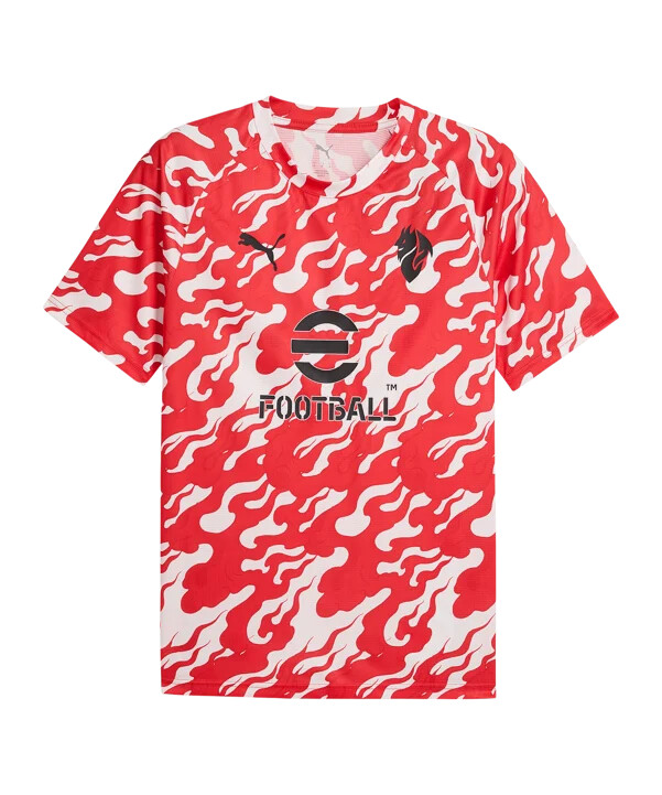 puma ac milán zahřívací dres bílý f02