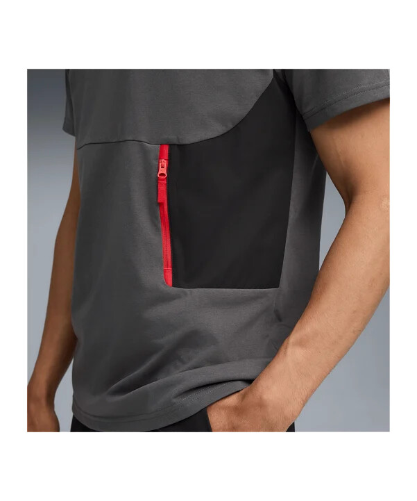 tričko puma ac milan pumatech pocket šedé f15