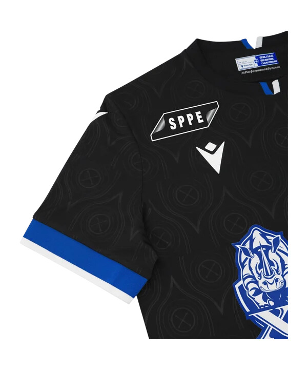 dres macron aj auxerre venku 20252026 černý