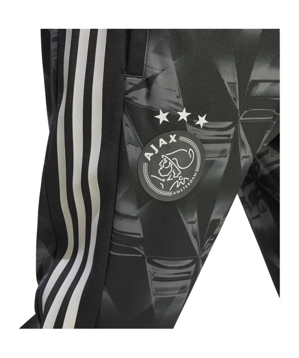 adidas ajax amsterdam tréninkové kalhoty Černé