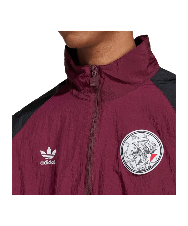 mikina adidas originals ajax amsterdam červená