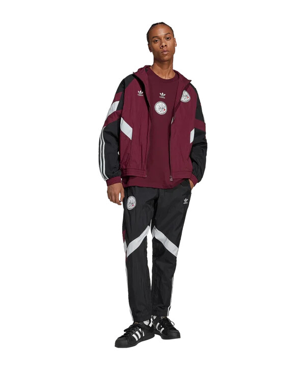 mikina adidas originals ajax amsterdam červená