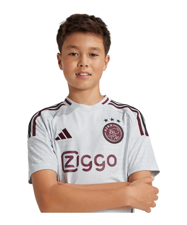 dětský dres adidas ajax amsterdam 3. kolo 20242025 šedý