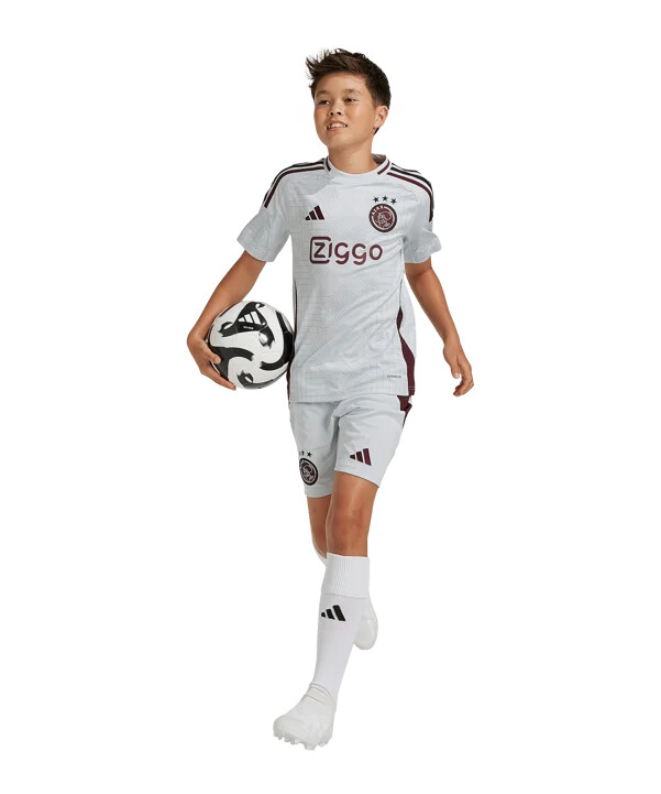 dětský dres adidas ajax amsterdam 3. kolo 20242025 šedý