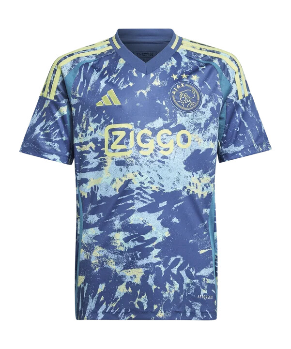 dětský venkovní dres adidas ajax amsterdam 20242025 modrý