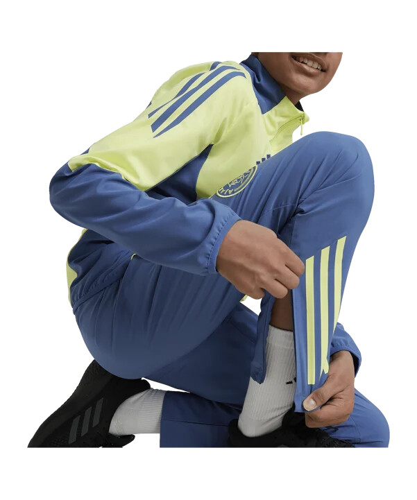 dětské kalhoty adidas ajax amsterdam prematch 20242025 modré