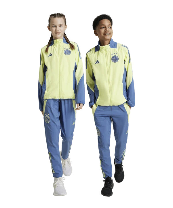 dětské kalhoty adidas ajax amsterdam prematch 20242025 modré