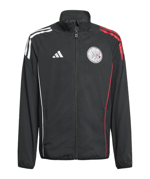 dětská předzápasová bunda adidas ajax amsterdam černá