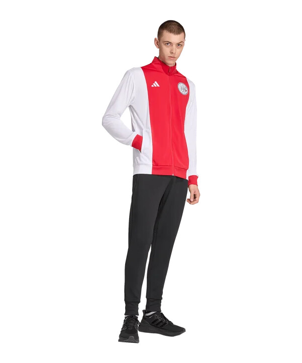 mikina adidas ajax amsterdam dann track white