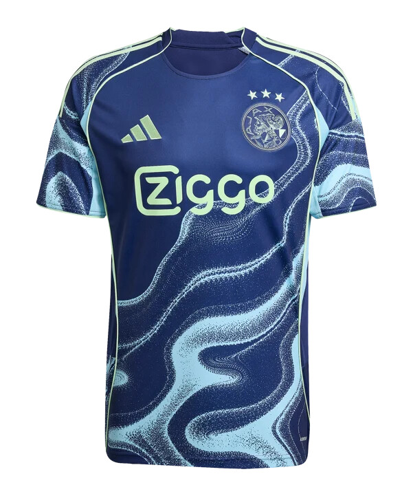 venkovní dres adidas ajax amsterdam 20252026 modrý
