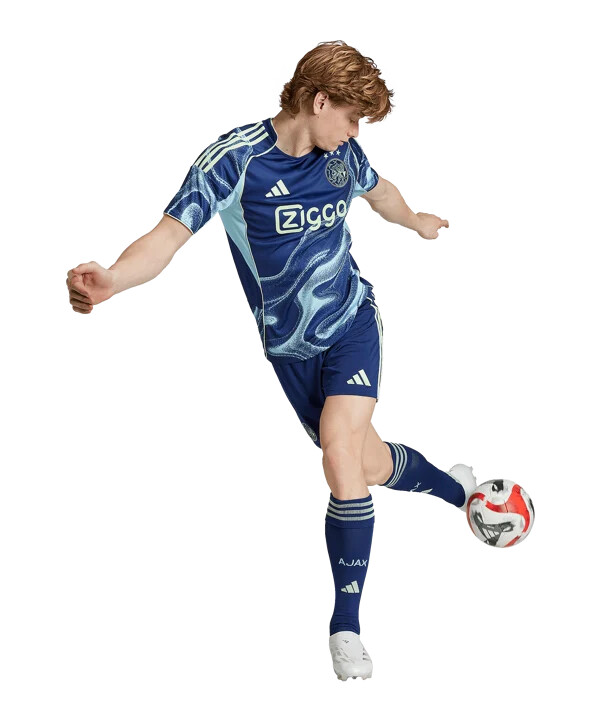 venkovní dres adidas ajax amsterdam 20252026 modrý