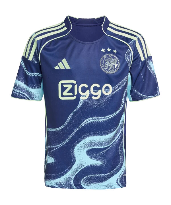 dětský venkovní dres adidas ajax amsterdam 20252026 modrý