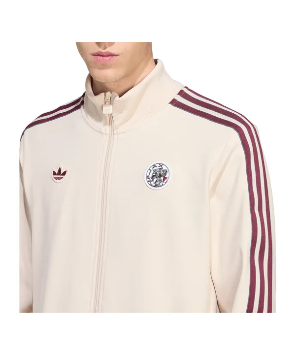 mikina adidas ajax amsterdam icon track béžová