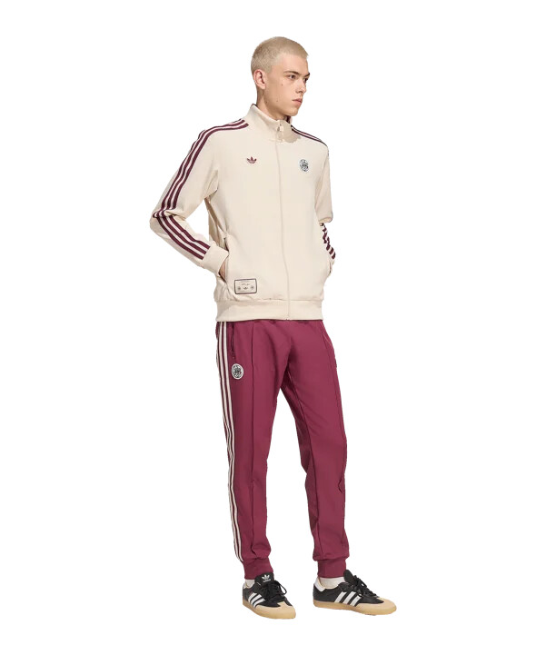 mikina adidas ajax amsterdam icon track béžová