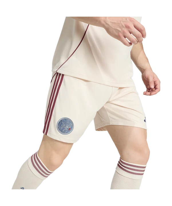 adidas ajax amsterdam short 3. ročník 20252026 béžová